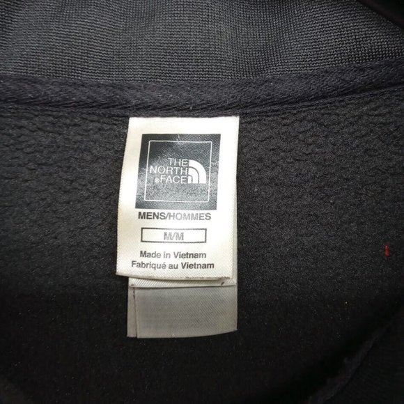 The North Face‎ Jacket Mens Medium Black Full Zip Knit Fleece Lined - Picture 3 of 8